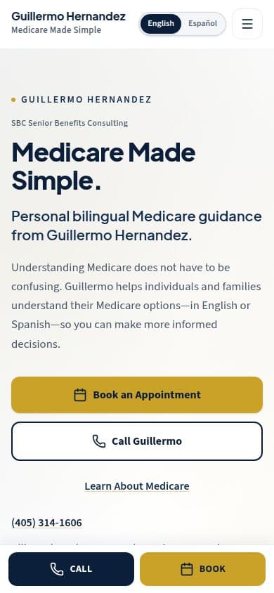 Mobile screenshot of GH Senior Benefits Consulting